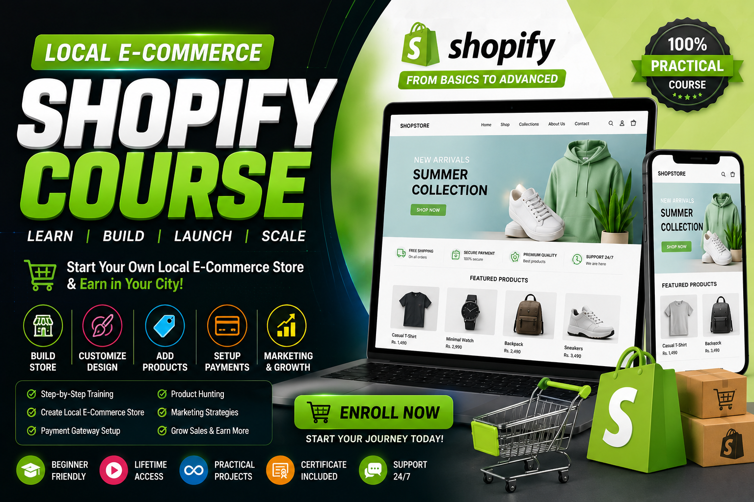 Local E-Commerce Shopify Course